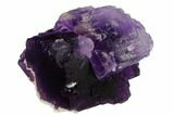 Purple Fluorite with Bladed Barite - Cave-in-Rock, Illinois #132542-1